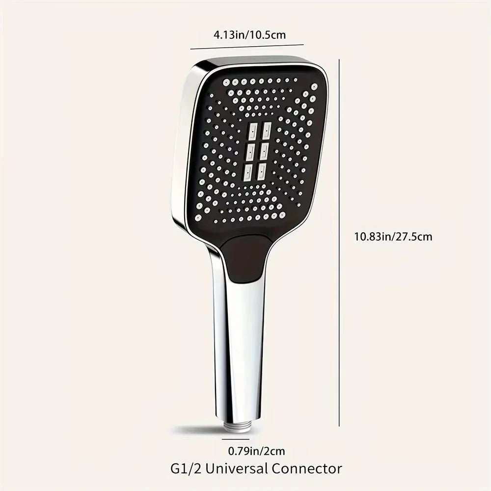 Adjustable Shower Head With 3 Modes