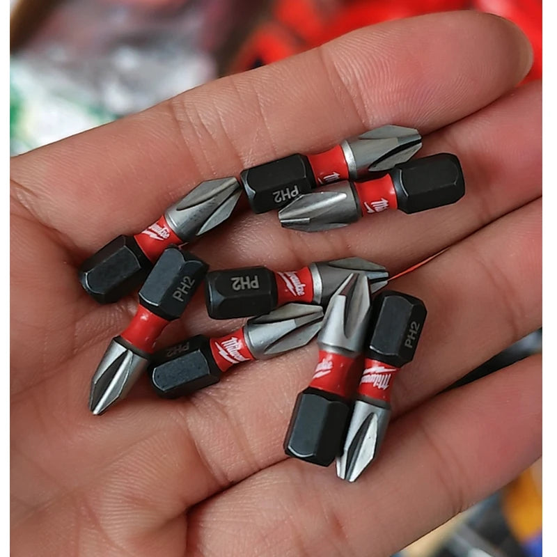 Milwaukee Shockwave PH2 Impact Drill Bits 25mm/50mm/89mm Head Screwdriver Power Tool Attachment Bit Series