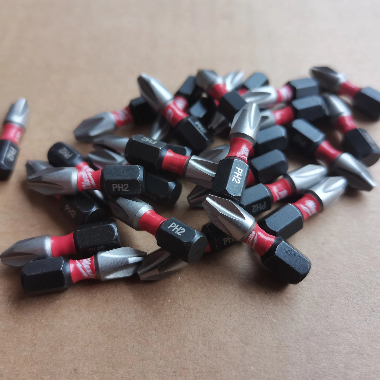 Milwaukee Shockwave PH2 Impact Drill Bits 25mm/50mm/89mm Head Screwdriver Power Tool Attachment Bit Series