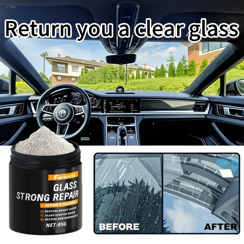 NEW Super glass polishing powder|Restore glass clarity|Polishing for brightness|Glass scratch repair powder|Nanoscale scratch