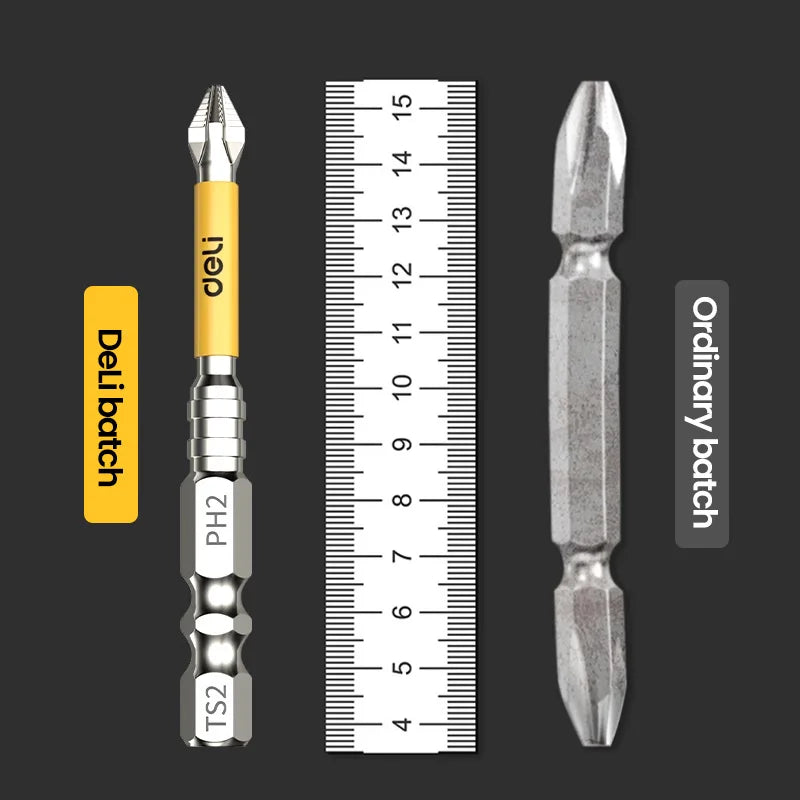 Non-slip PH2 Magnetic Batch Head Cross Screwdriver Hardness Drill