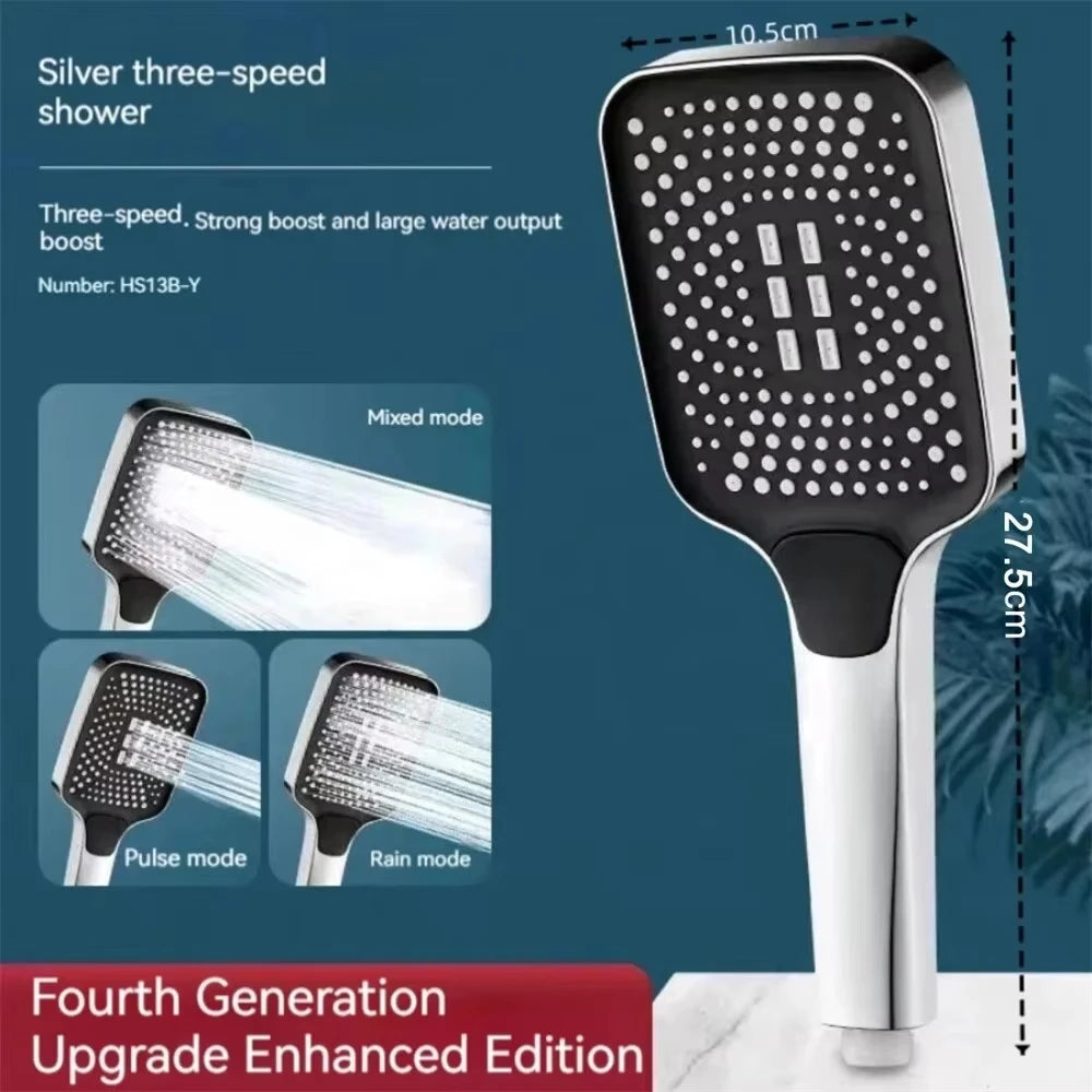 Adjustable Shower Head With 3 Modes