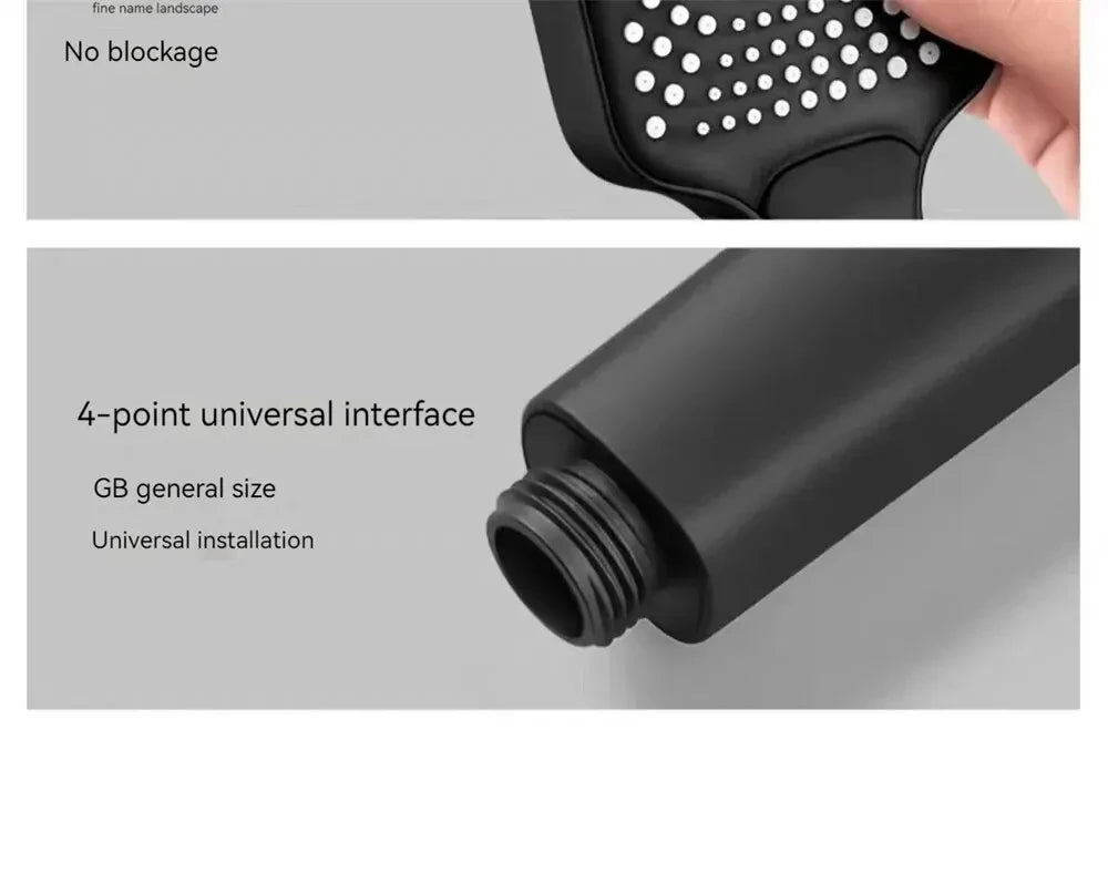 Adjustable Shower Head With 3 Modes