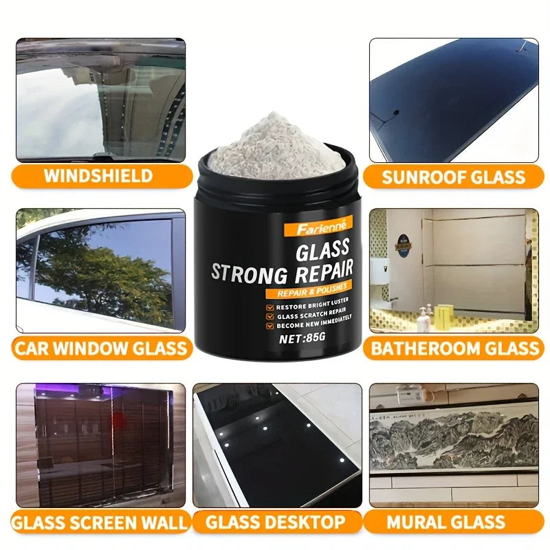 NEW Super glass polishing powder|Restore glass clarity|Polishing for brightness|Glass scratch repair powder|Nanoscale scratch