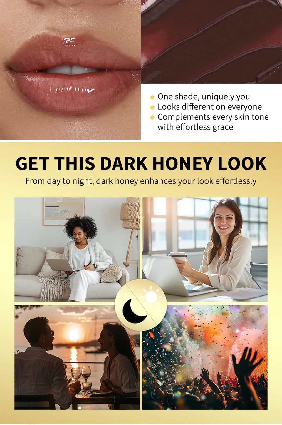 Black Honey Healthy Natural Colorless Lip Balm Lipstick Long Lasting Moisturizing Lips Plumper Nourish Makeup Lip Care Cosmetics