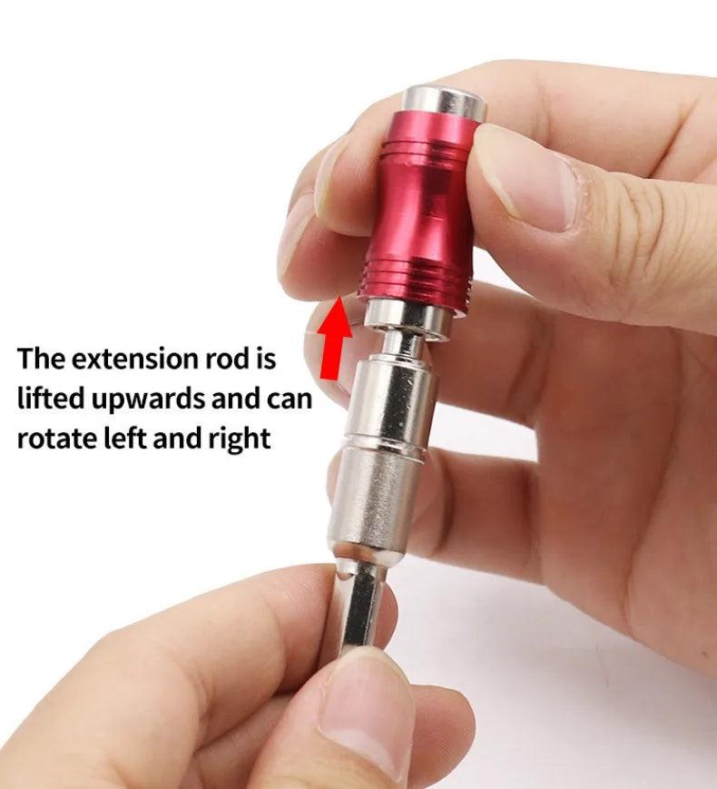 1/4 "Hex Magnetic Ring Screwdriver Bits Drill Hand Tools Drill Bit Extension Rod Quick Change Holder Drive Guide Screw Drill Tip
