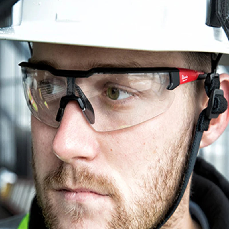 Milwaukee 48-73-2000A Clear Safety Glasses Anti Fog Scratch Resistant Lens Maximum Comfort Protective Glasses Tool Accessories