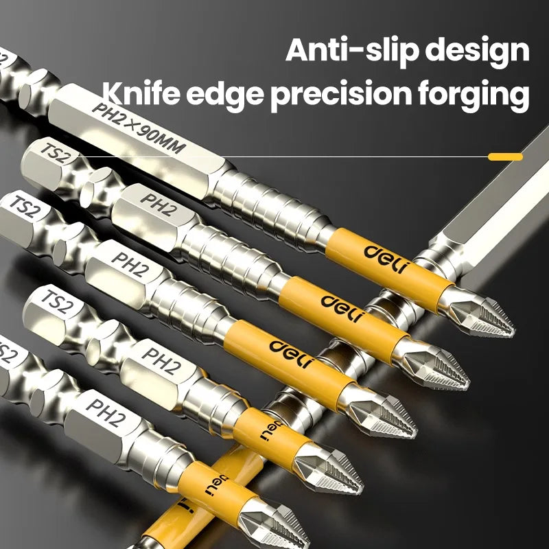 Non-slip PH2 Magnetic Batch Head Cross Screwdriver Hardness Drill