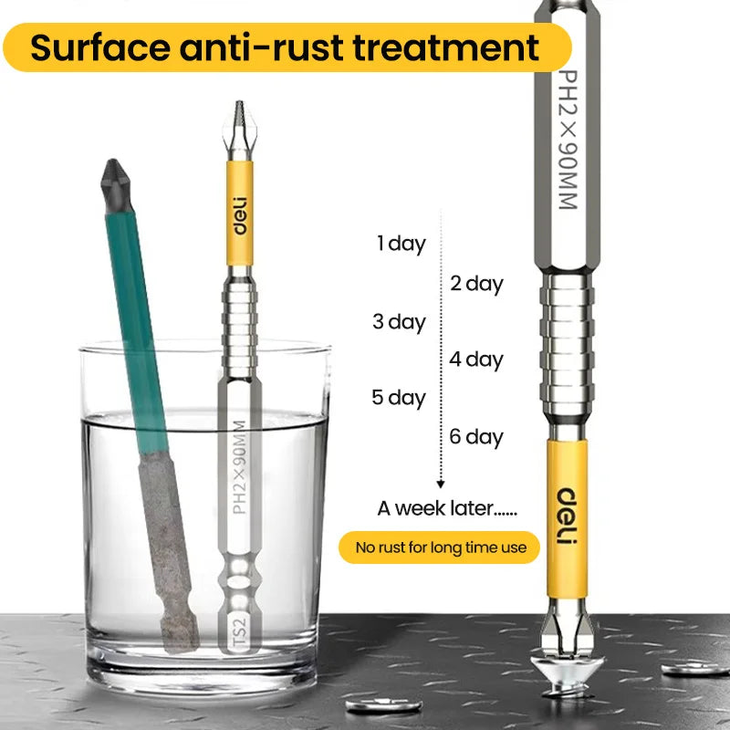 Non-slip PH2 Magnetic Batch Head Cross Screwdriver Hardness Drill