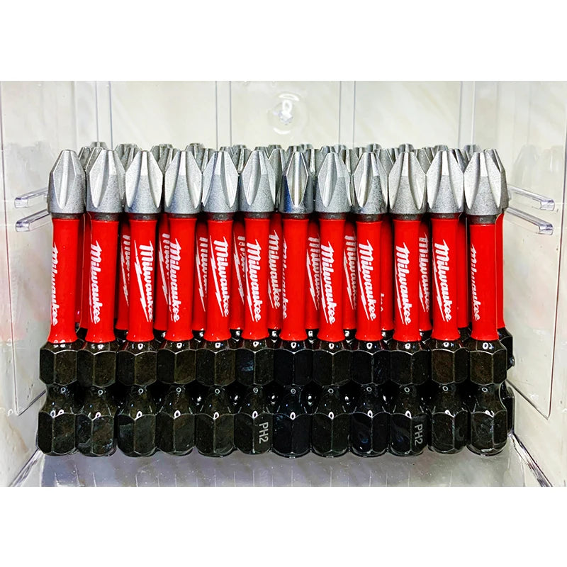 Milwaukee Shockwave PH2 Impact Drill Bits 25mm/50mm/89mm Head Screwdriver Power Tool Attachment Bit Series