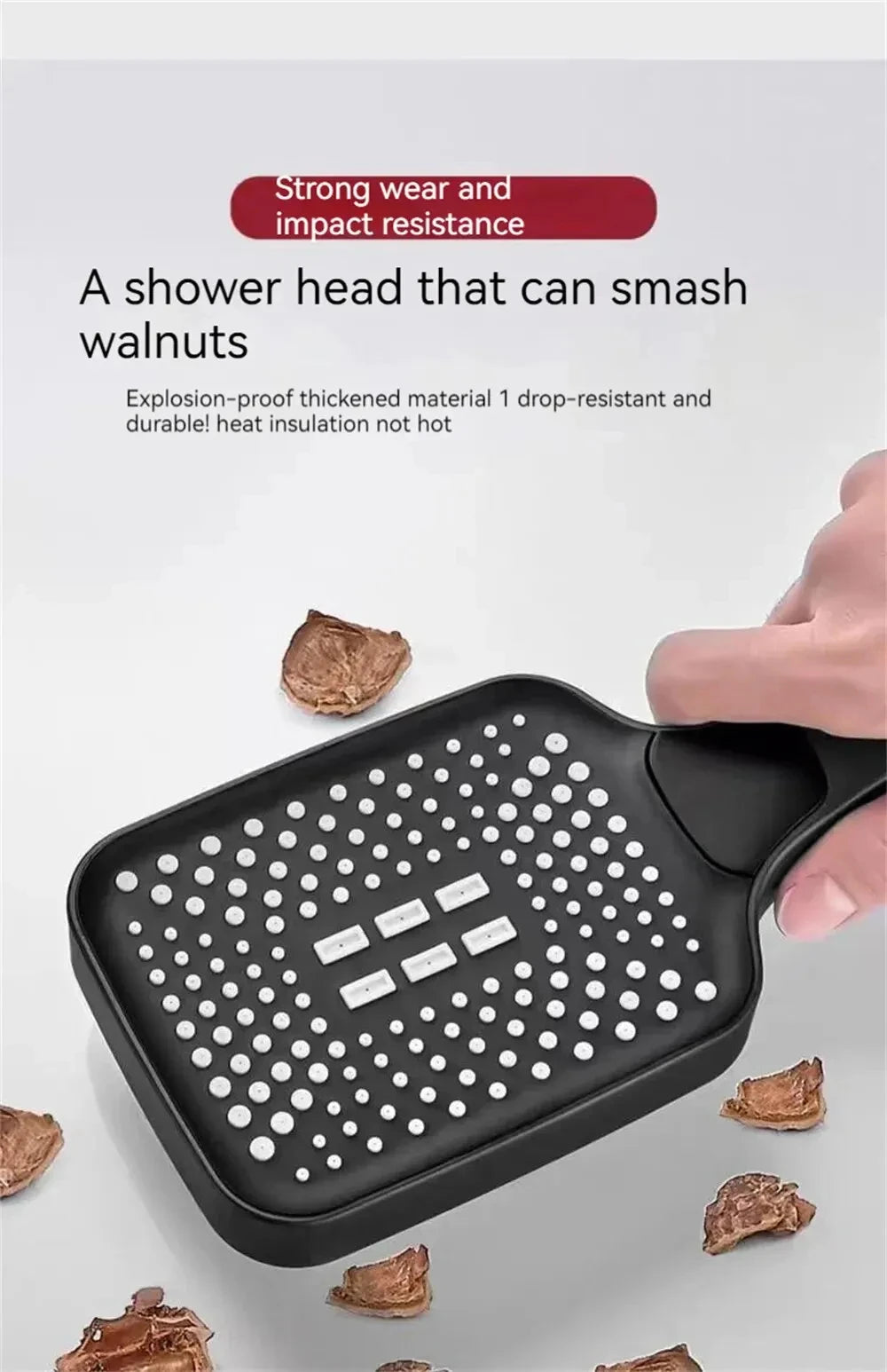 Adjustable Shower Head With 3 Modes