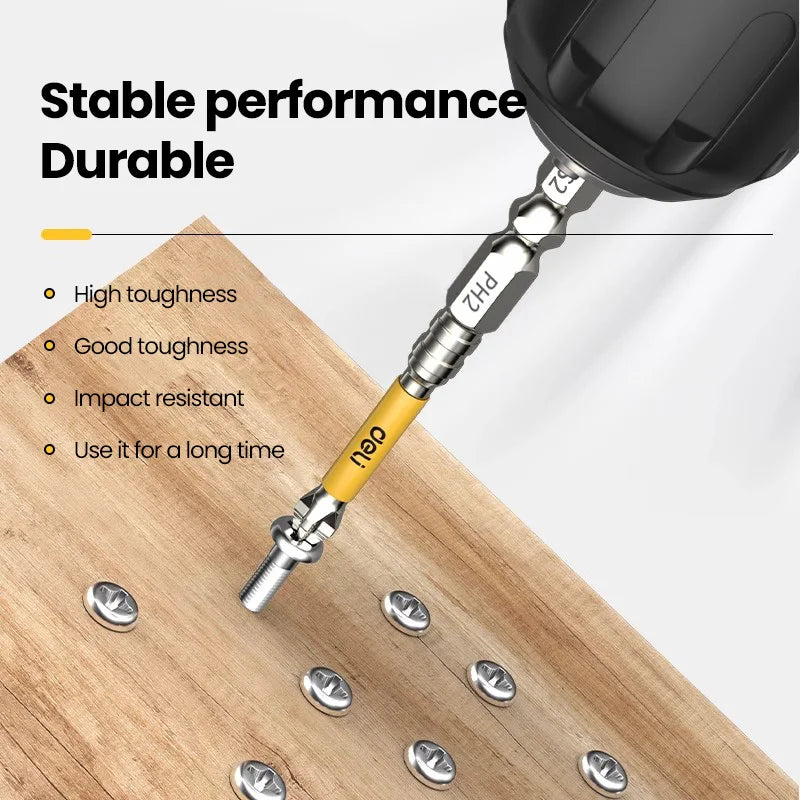 Non-slip PH2 Magnetic Batch Head Cross Screwdriver Hardness Drill