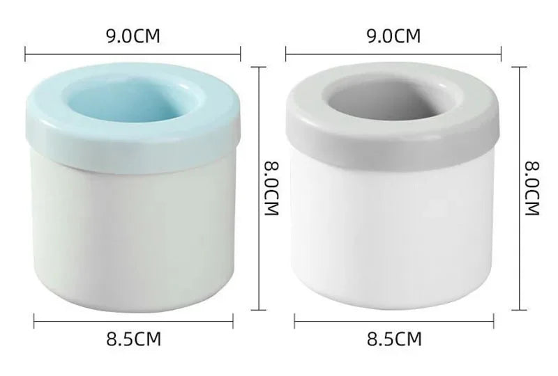 Silicone Ice Cube Mold Round Ice Bucket Homemade