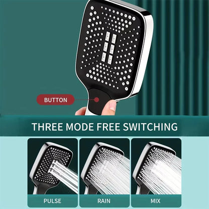 Adjustable Shower Head With 3 Modes