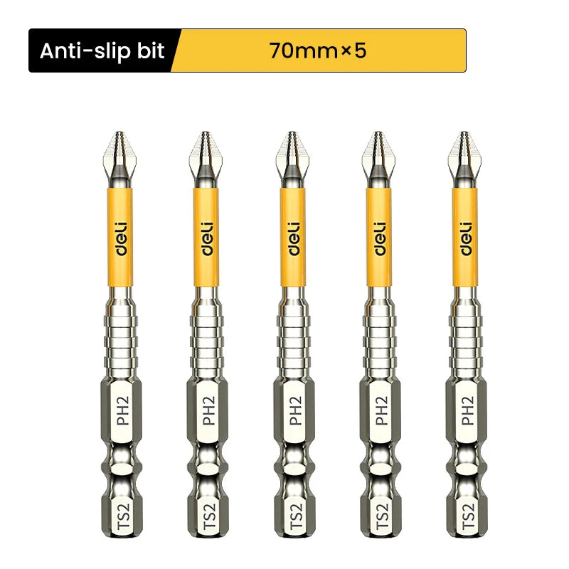 Non-slip PH2 Magnetic Batch Head Cross Screwdriver Hardness Drill