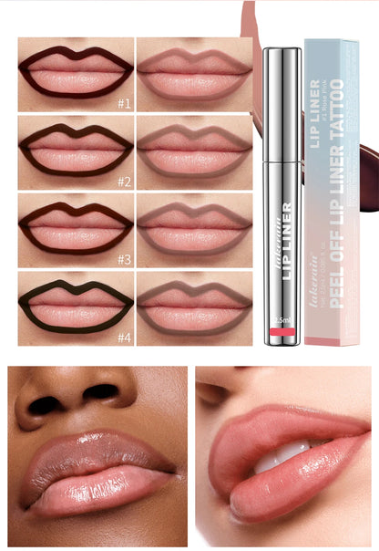 Waterproof Lip Liner Peel Off Tattoo Lipgloss