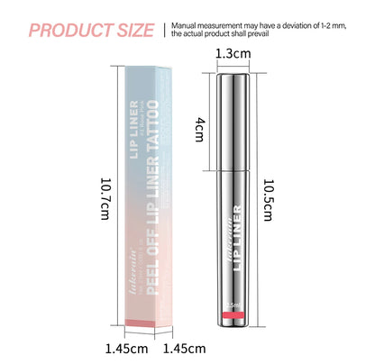 Waterproof Lip Liner Peel Off Tattoo Lipgloss