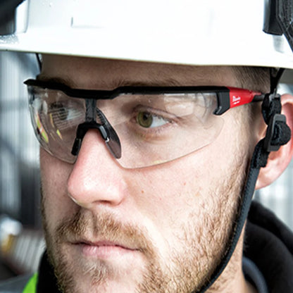Milwaukee 48-73-2000A Clear Safety Glasses Anti Fog Scratch Resistant Lens Maximum Comfort Protective Glasses Tool Accessories