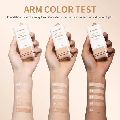 Stick Foundation Balm Serum Boosted Skin Tint Foundation Stick Smooth Plumper Hight Coverage Travel Bronze Foundation Stick Make