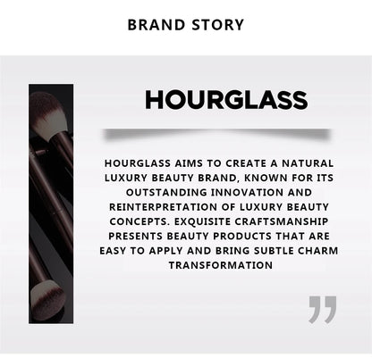 Hourglass Makeup Brush- No.19 Vanish Seamless Finish Concealer Brush Soft Fiber Hair Fashion Design Single Face Brush