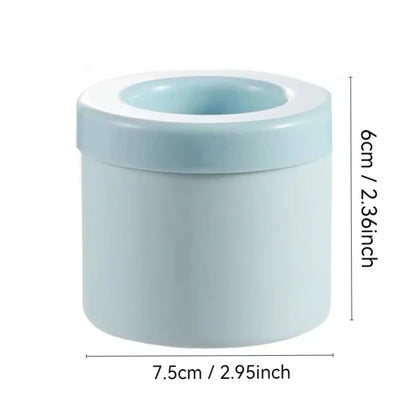 Silicone Ice Cube Mold Round Ice Bucket Homemade