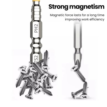 Non-slip PH2 Magnetic Batch Head Cross Screwdriver Hardness Drill