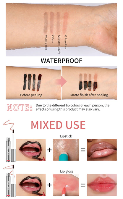 Waterproof Lip Liner Peel Off Tattoo Lipgloss